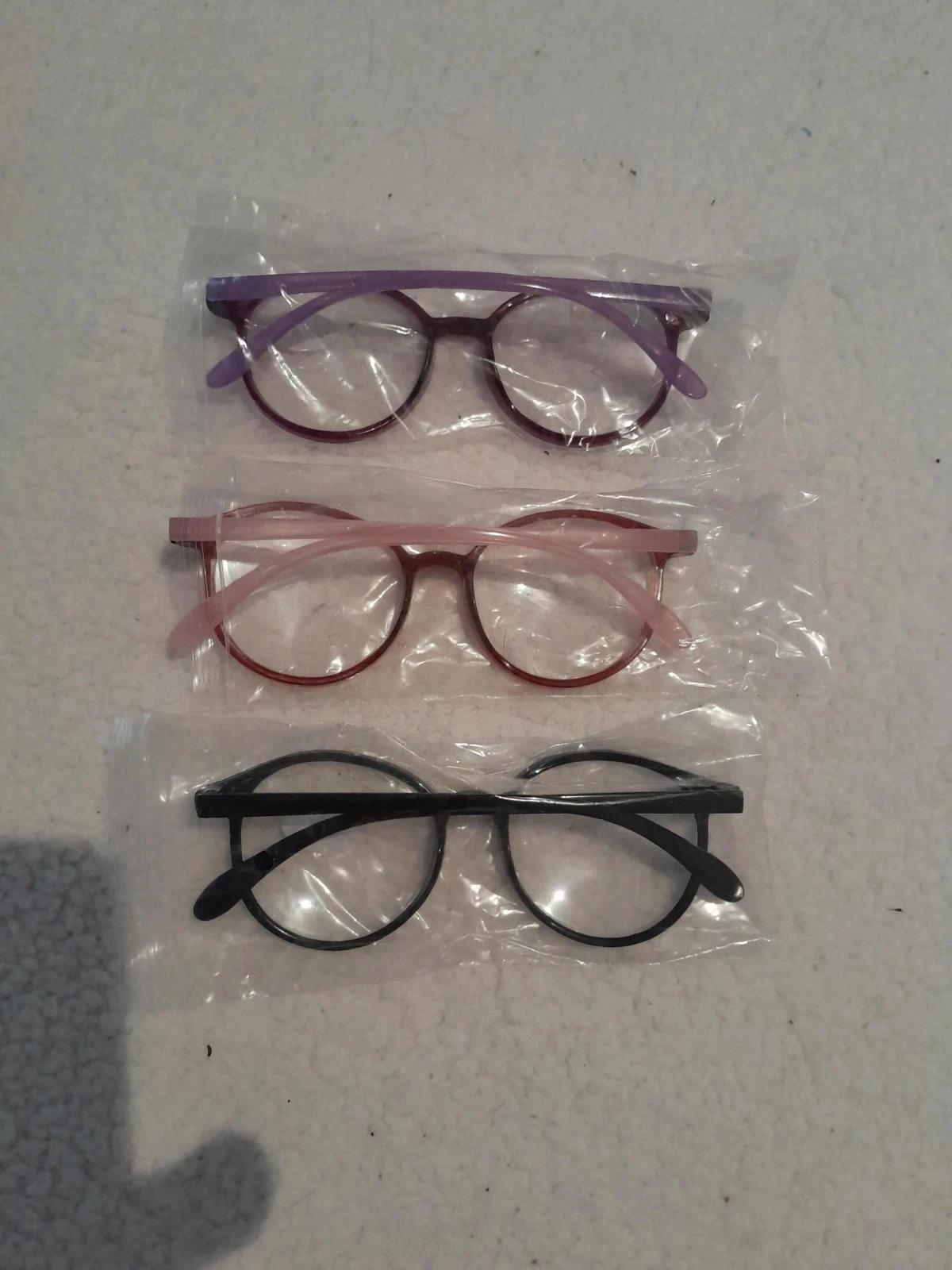 Lote N°04 compuesto de 3 pares de gafas de aumento / de lectura, Corrección +2.50 – photo 3